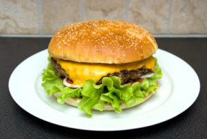 Hamburgare 150 g med bröd