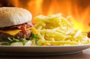 Hamburgare 150 g meny 